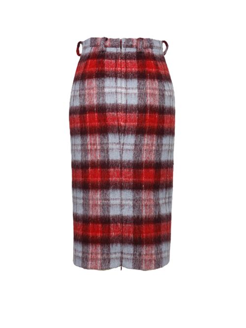 Nº21 Gonna a quadri N.21 | C015 - 3042 - QDC1QUADRO AZZURRO/ROSSO